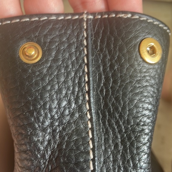 - Dolce and gabbana d ring black leather tote - Picture 9 of 16